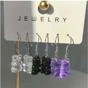 New set of 3 Gummy Bear Earrings
